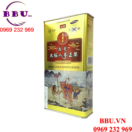 Thái cực sâm tẩm mật ong daedong 600g hàn quốc 