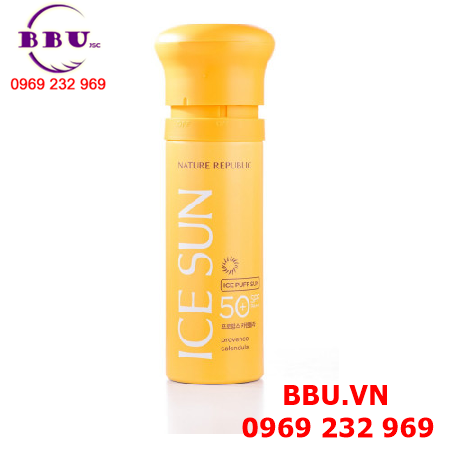 Kem chống nắng nature republic provence calendula ice puff sun spf 50 pa