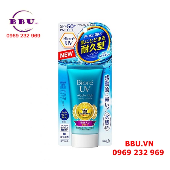 Kem chống nắng biore aqua rich watery essence