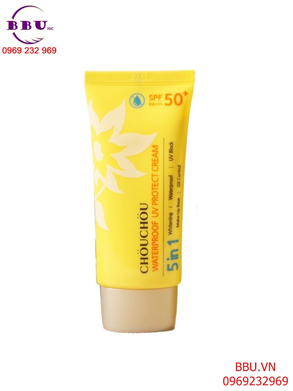 Kem chống nắng chou chou waterproof uv protect cream spf50+ pa+++ của hàn quốc