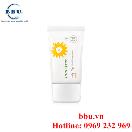 Kem chống nắng innisfree daily uv protection cream for mild spf 30 pa++