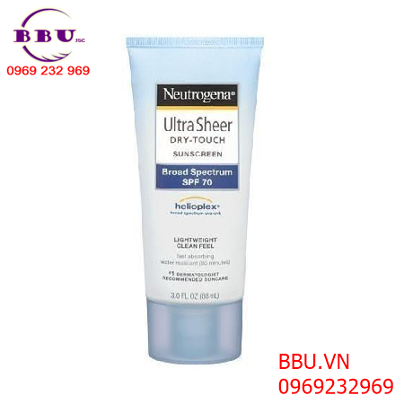 Kem chống nắng neutrogena sport face oil- free lotion spf 70+ 73ml của mỹ