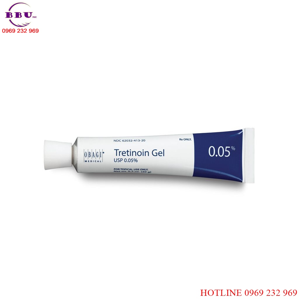 Kem điều trị mụn  lão hoá da tretinoin 0.025%