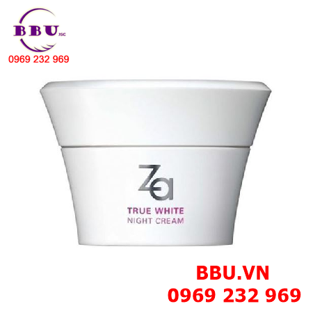 Kem dưỡng ẩm làm trắng da ban đêm true white night cream za