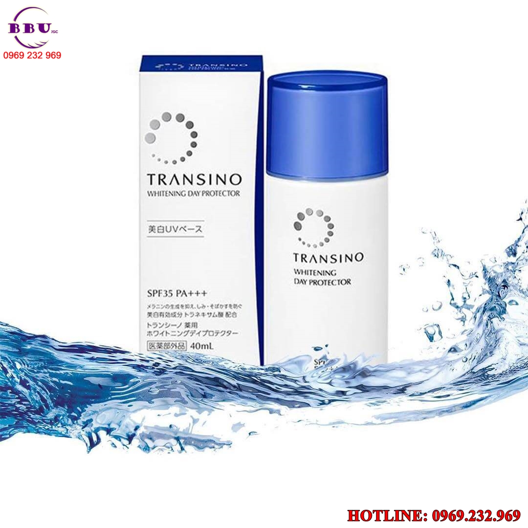 Kem dưỡng ban ngày kem chống nắng transino whitening day của nhật spf 50+