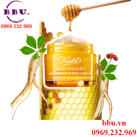Kem dưỡng tái tạo làn da kiehl's pure vitality skin renewing cream mini chính hãng