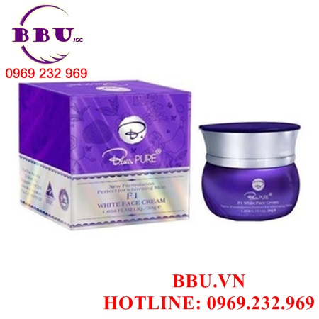 Kem làm trắng toàn thân blue pure f1 white body cream