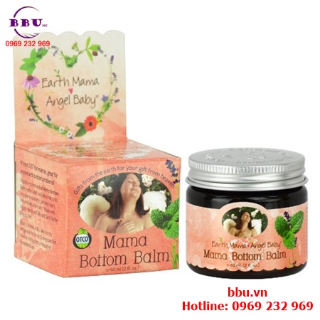 Kem giảm đau sau sinh earth mama angel baby mama bottom balm 60ml của mỹ