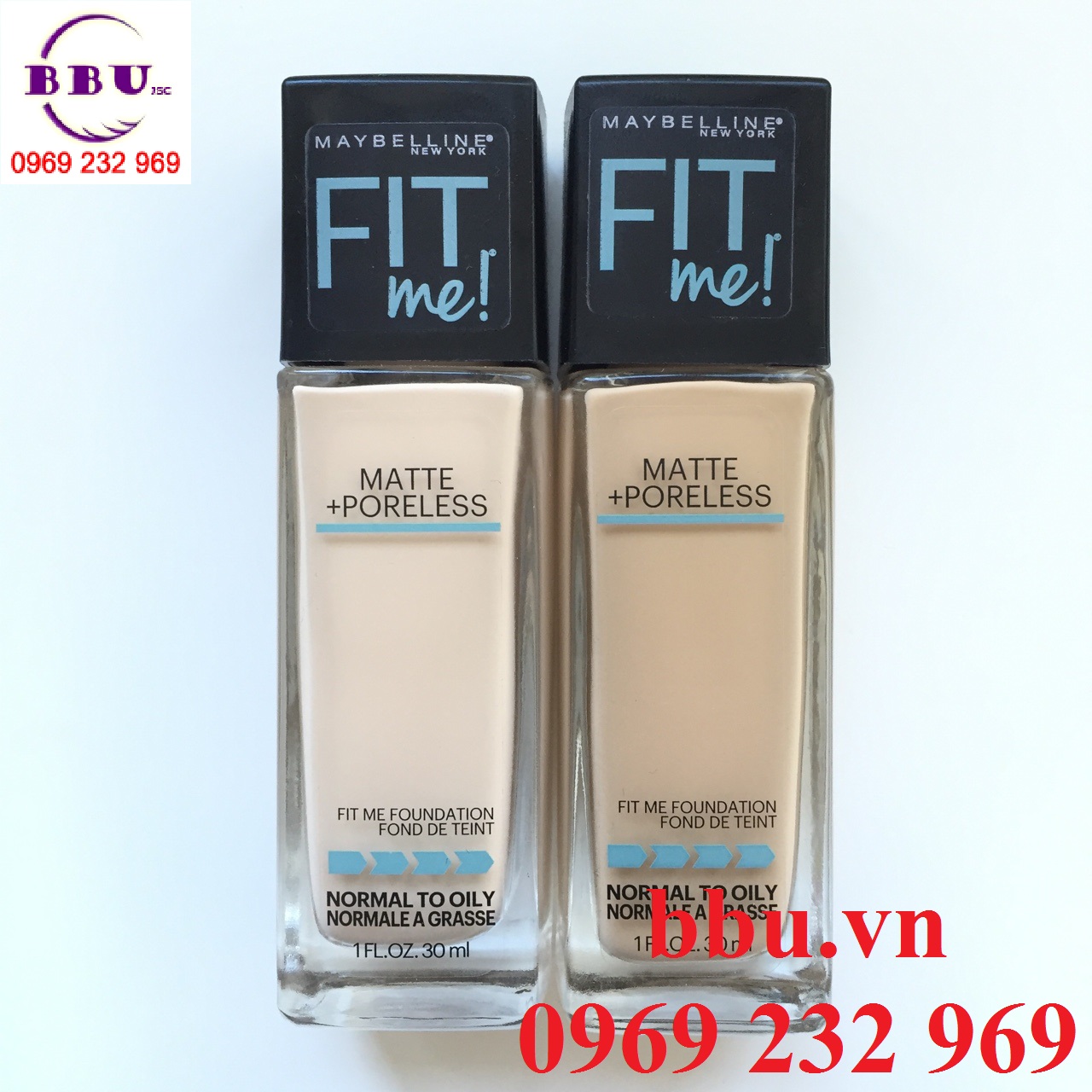 Kem nền maybelline fit me matte and poreless 30ml của mỹ