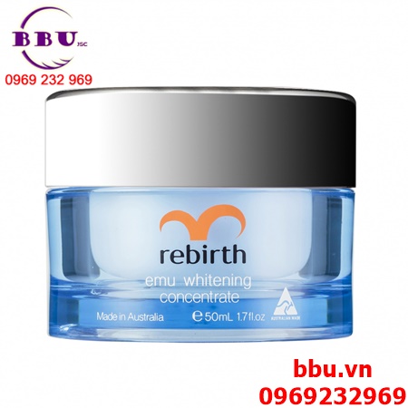 Kem dưỡng trắng da ban đêm tinh dầu đà điểu rebirth emu 50ml.