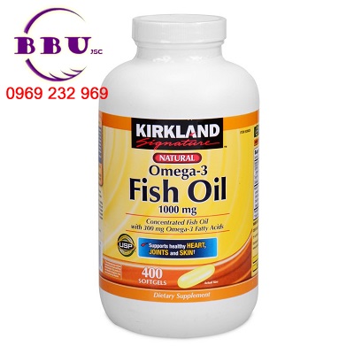 Dầu cá kirkland fish oil omega 3