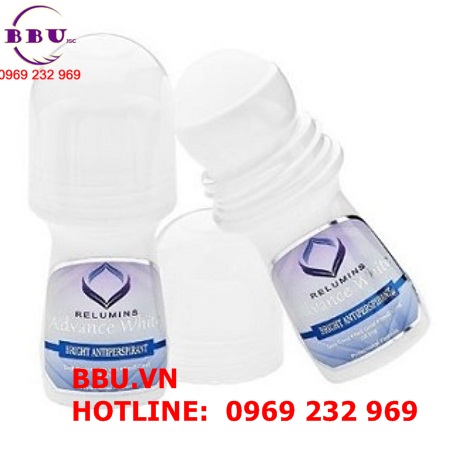Lăn khử mùi, làm trắng và ngăn đổ mồ hôi của mỹ relumins advance white bright antiperspirant 44ml