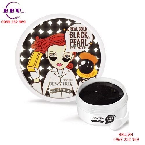 Mặt nạ mắt dewy tree real golg black pearl eye patch