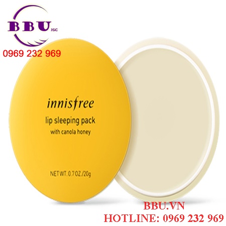 Mặt nạ ngủ cho môi innisfree lip sleeping pack with canola honey