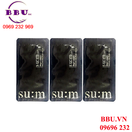 Mặt nạ sủi bọt thải độc da sum37 bright award bubble-de mask của hàn
