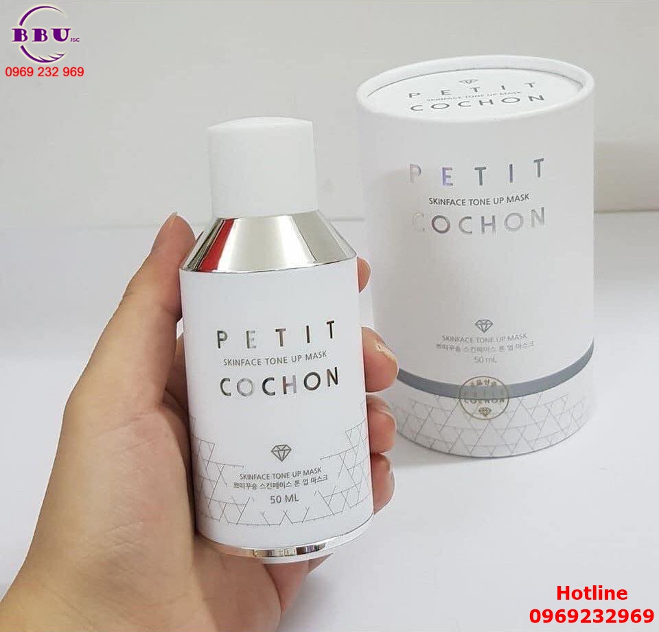 Mặt nạ ủ trắng da phủ petit cochon skinface tone up mask
