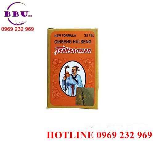 Nhân sâm hồi sinh tái tạo hoàn - ginseng hui seng jsaitsaowan