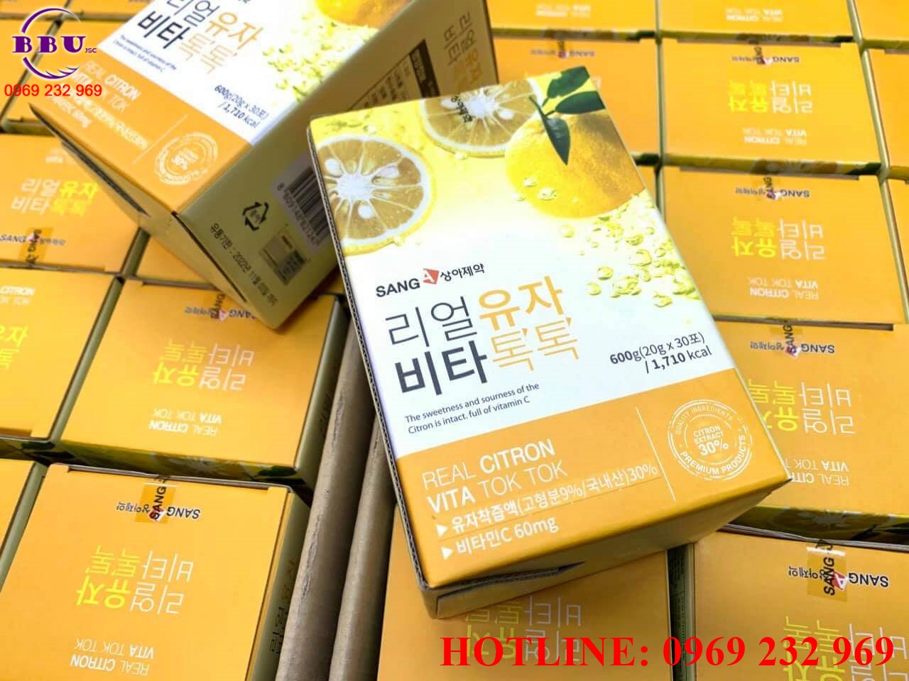 Nước ép chanh sanga real citron tok tok giảm cân