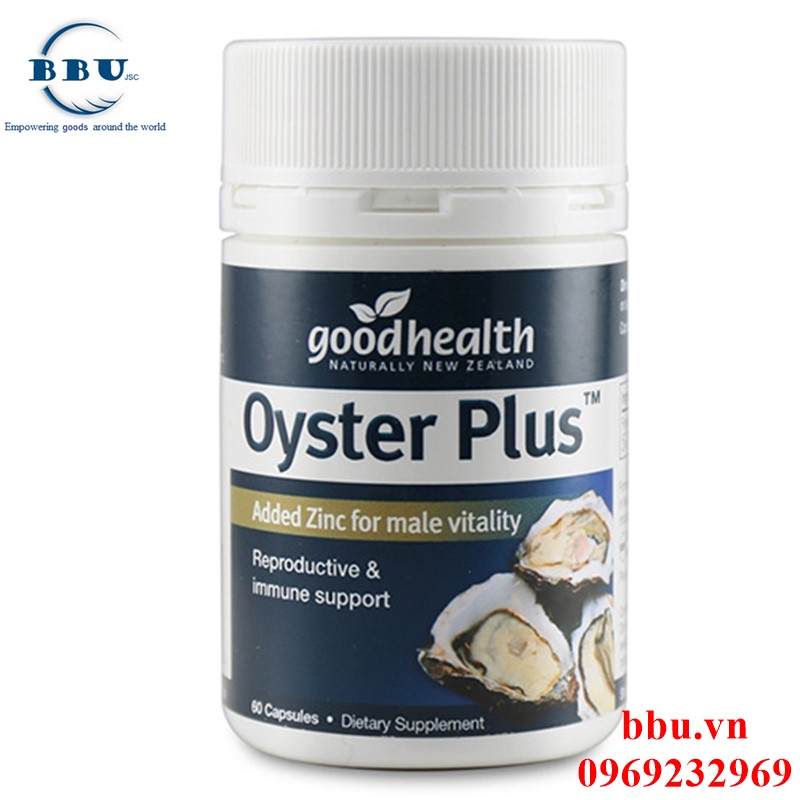 Oyster plus goodhealth hộp 60 viên tăng cường sinh lý nam giới