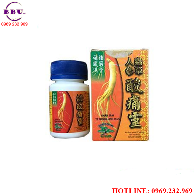 Renshen chongcao suan tong ling - nhân sâm tê thống linh plus