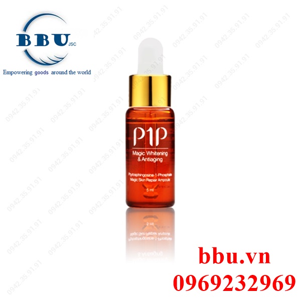 Serum dưỡng trắng da chống lão hóa p1p hàn quốc