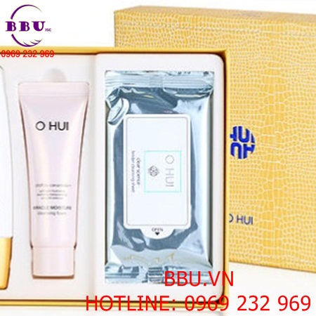 Set kem chống nắng che khuyết điểm ohui - perfect sun black teo yang spf 50+ pa+++