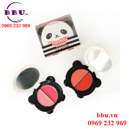 Set son kem 2 in 1 tony moly panda's dream dual lip & cheek
