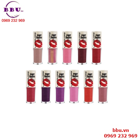Son kem lì lâu phai l.a color pout lipgloss matte