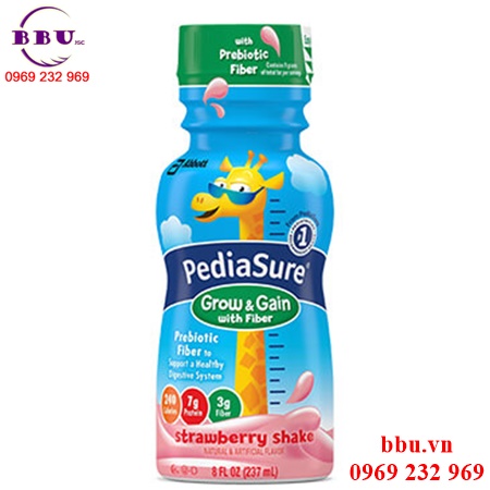 Sữa pediasure nước pediasure with fiber hương vali 237 ml của mỹ
