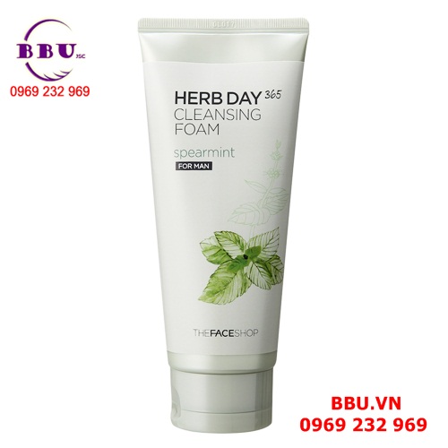 Sữa rửa mặt chiết xuất từ bạc hà the faceshop
