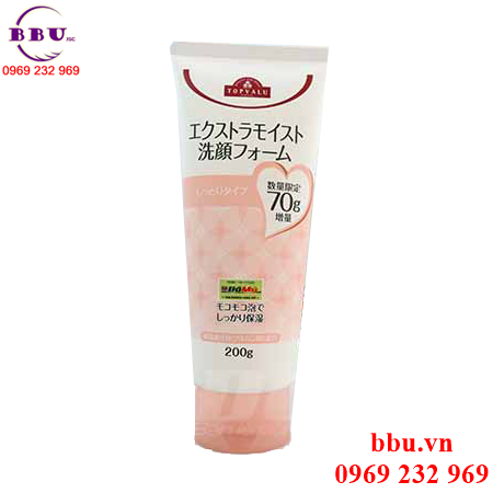 Sữa rửa mặt làm sáng da topvalu 200g của nhật bản