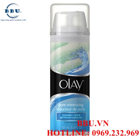 Tẩy tế bào chết olay pore minimizing cleanser scrub