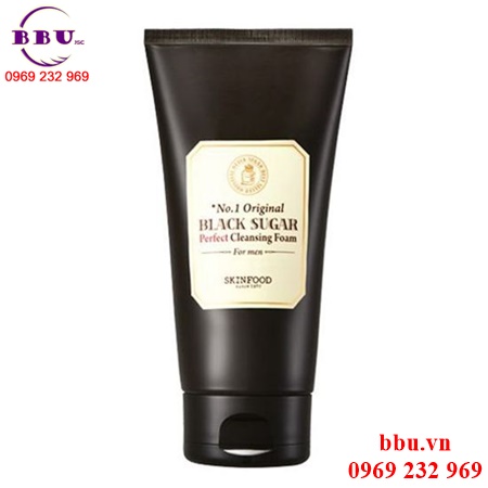 Sữa rửa mặt the skinfood black sugar perfect cleansing foam for men