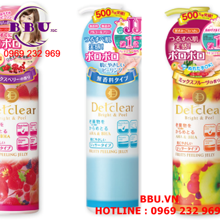 Gel tẩy tế bào chết meishoku det clear nhật bản