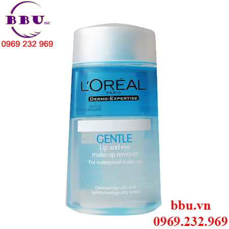 Tẩy trang mắt môi  loreal gentle lip and eye makeup remover của pháp