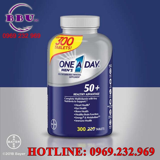 Thực phẩm chức năng viên uống one a day men multivitamin 300 viên