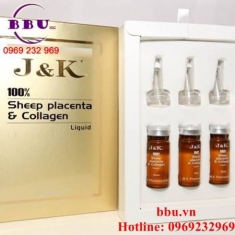 Tinh chất nhau thai cừu kết hợp collagen j&k giúp nâng cơ, tái tạo da, dưỡng trắng da Tinh chất nhau thai cừu kết hợp collagen j&k giúp nâng cơ, tái tạo da, dưỡng trắng da