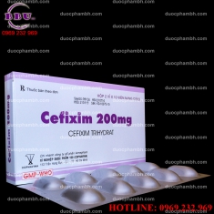 Kháng sinh cefixim 200 Kháng sinh cefixim 200