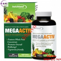 Megaactiv bổ sung vitamin và khoáng chất từ trái cây Megaactiv bổ sung vitamin và khoáng chất từ trái cây