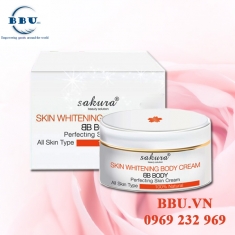 Kem dưỡng thể trắng da toàn thân sakura skin whitening l-glutathione body cream Kem dưỡng thể trắng da toàn thân sakura skin whitening l-glutathione body cream