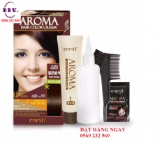 Thuốc nhuốc nhuộm tóc enesti aroma hair color cream Thuốc nhuốc nhuộm tóc enesti aroma hair color cream