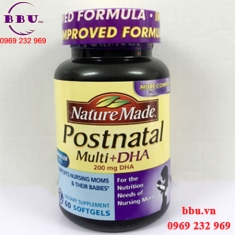 Vitamin dành cho phụ nữ cho con bú postnatal multi dha Vitamin dành cho phụ nữ cho con bú postnatal multi dha