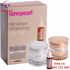 Bộ sản phẩm trị nám và làm trắng da của úc lanopearl himalaya whitening gift set Bộ sản phẩm trị nám và làm trắng da của úc lanopearl himalaya whitening gift set