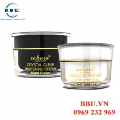 Bộ đôi kem dưỡng trắng da trị nám sakura whitening Bộ đôi kem dưỡng trắng da trị nám sakura whitening