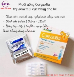 Muối uống vi lượng đồng căn coryzalia boiron Muối uống vi lượng đồng căn coryzalia boiron