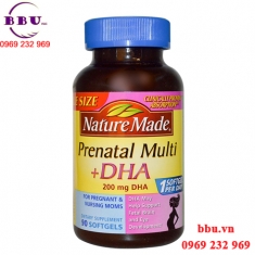 Thuốc bổ cho bà bầu nature made prenatal mutil dha 90 viên Thuốc bổ cho bà bầu nature made prenatal mutil dha 90 viên