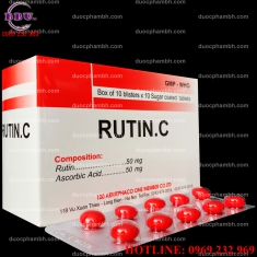 Rutin c50 hộp 100 viên