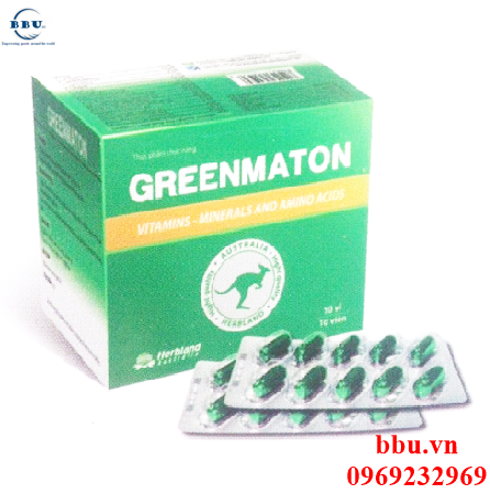 Thuốc bổ greenmaton nâng cao sức đề kháng, phòng ngừa bệnh tật cho cơ thể