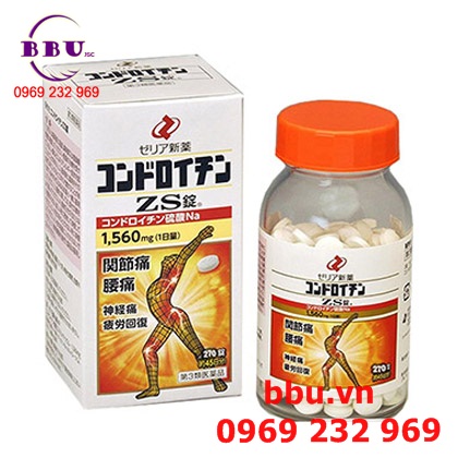 Thuốc bổ khớp zs chondroitin của nhật bản 270 viên