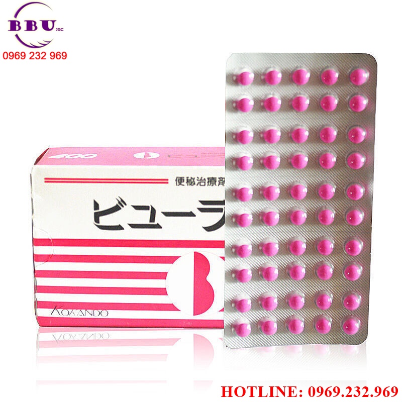 Thuốc detox nhuận tràng, trị táo bón kokando byurakka nhật